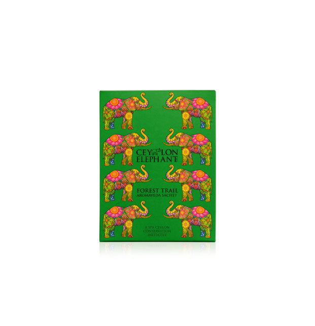 Ceylon Elephant - Forest Trail - Aromaveda Sachet 45g - Spa Ceylon Sri Lanka