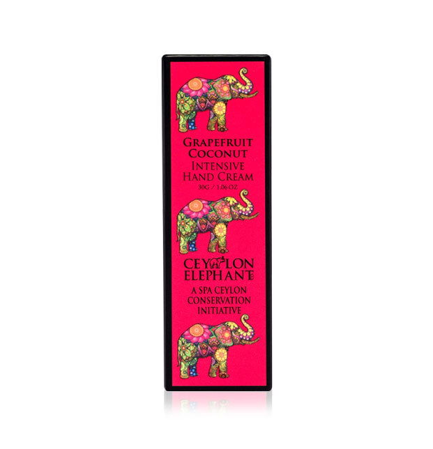 Ceylon Elephant - Grapefruit Coconut - Intensive Hand Cream 30g - Spa Ceylon Sri Lanka
