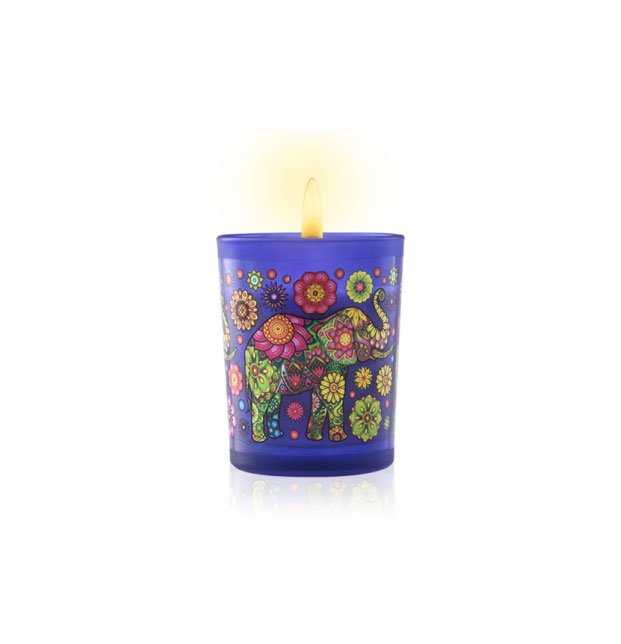 Ceylon Elephant Frankincense Kay Lime - Aromaveda Natural Candle 50g - Spa Ceylon Sri Lanka
