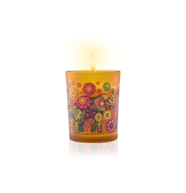Ceylon Elephant Neroli Jasmine - Aromaveda Natural Candle 50g - Spa Ceylon Sri Lanka