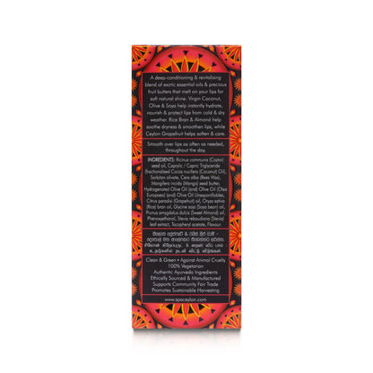 Ceylon Grapefruit & Rice - Lip Balm - 8g - Spa Ceylon Sri Lanka