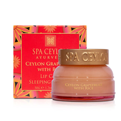Ceylon Grapefruit with Rice - Lip Care Sleeping Masque - 50g - Spa Ceylon Sri Lanka