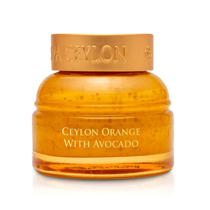 Ceylon Orange With Avocado - Lip Care Scrub 25g - Spa Ceylon Sri Lanka