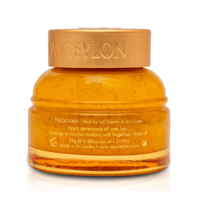 Ceylon Orange With Avocado - Lip Care Scrub 25g - Spa Ceylon Sri Lanka