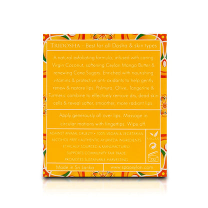 Ceylon Orange With Avocado - Lip Care Scrub 25g - Spa Ceylon Sri Lanka
