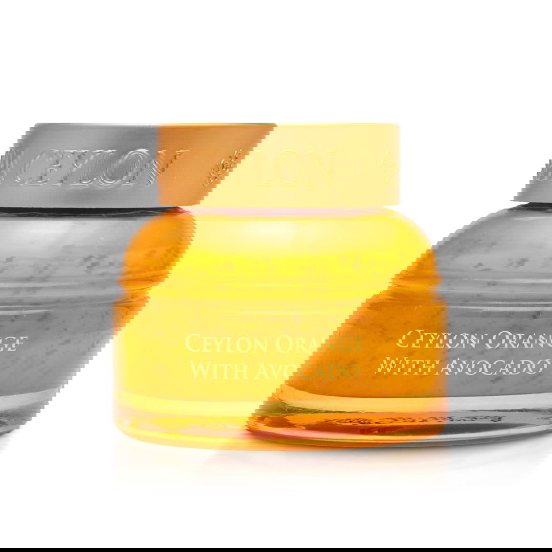 Ceylon Orange with Avocado - Lip Care Sleeping Masque - 50g - Spa Ceylon Sri Lanka