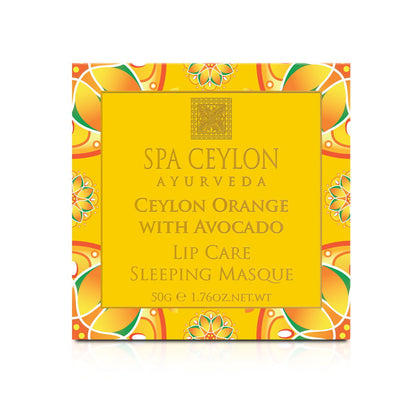 Ceylon Orange with Avocado - Lip Care Sleeping Masque - 50g - Spa Ceylon Sri Lanka