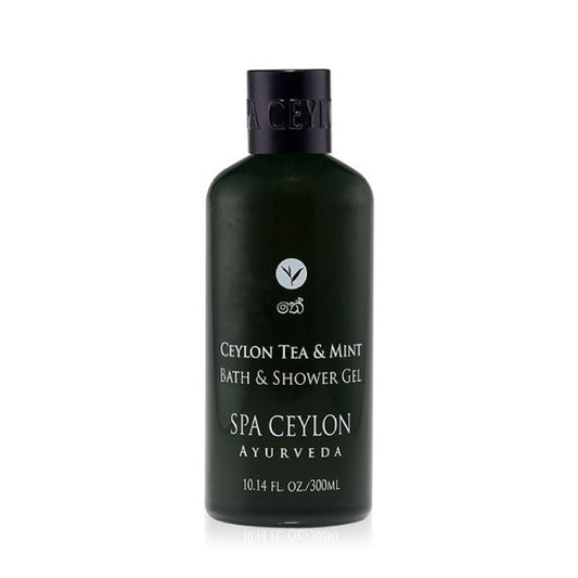 Ceylon Tea & Mint - Bath & Shower Gel 300ml - Spa Ceylon Sri Lanka