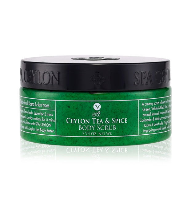 Ceylon Tea & Spice - Body Scrub 225g - Spa Ceylon Sri Lanka