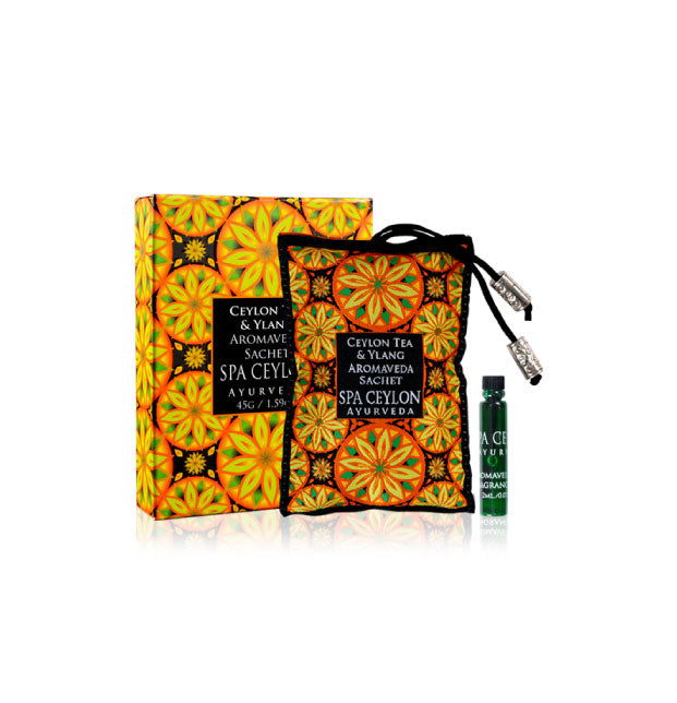 Ceylon Tea & Ylang - Aromaveda Sachet - Spa Ceylon Sri Lanka