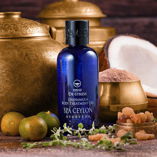 De-Stress - Dashamula Body Treatment Oil 100ml - Spa Ceylon Sri Lanka