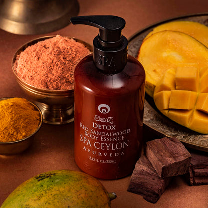 Detox - Red Sandalwood Body Essence 250ml - Spa Ceylon Sri Lanka