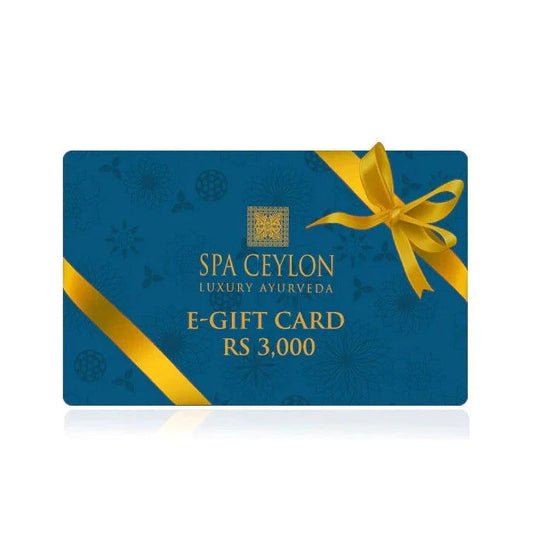 E-Gift Card Rs. 3,000 - Spa Ceylon Sri Lanka