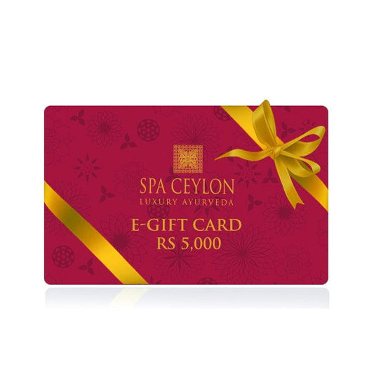 E-Gift Card Rs. 5,000 - Spa Ceylon Sri Lanka
