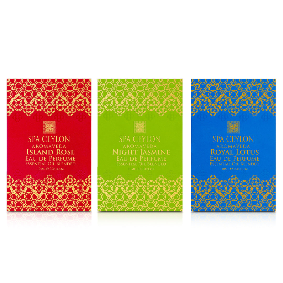 Eau De Perfume Island Florals Collection- 10ml - Trio