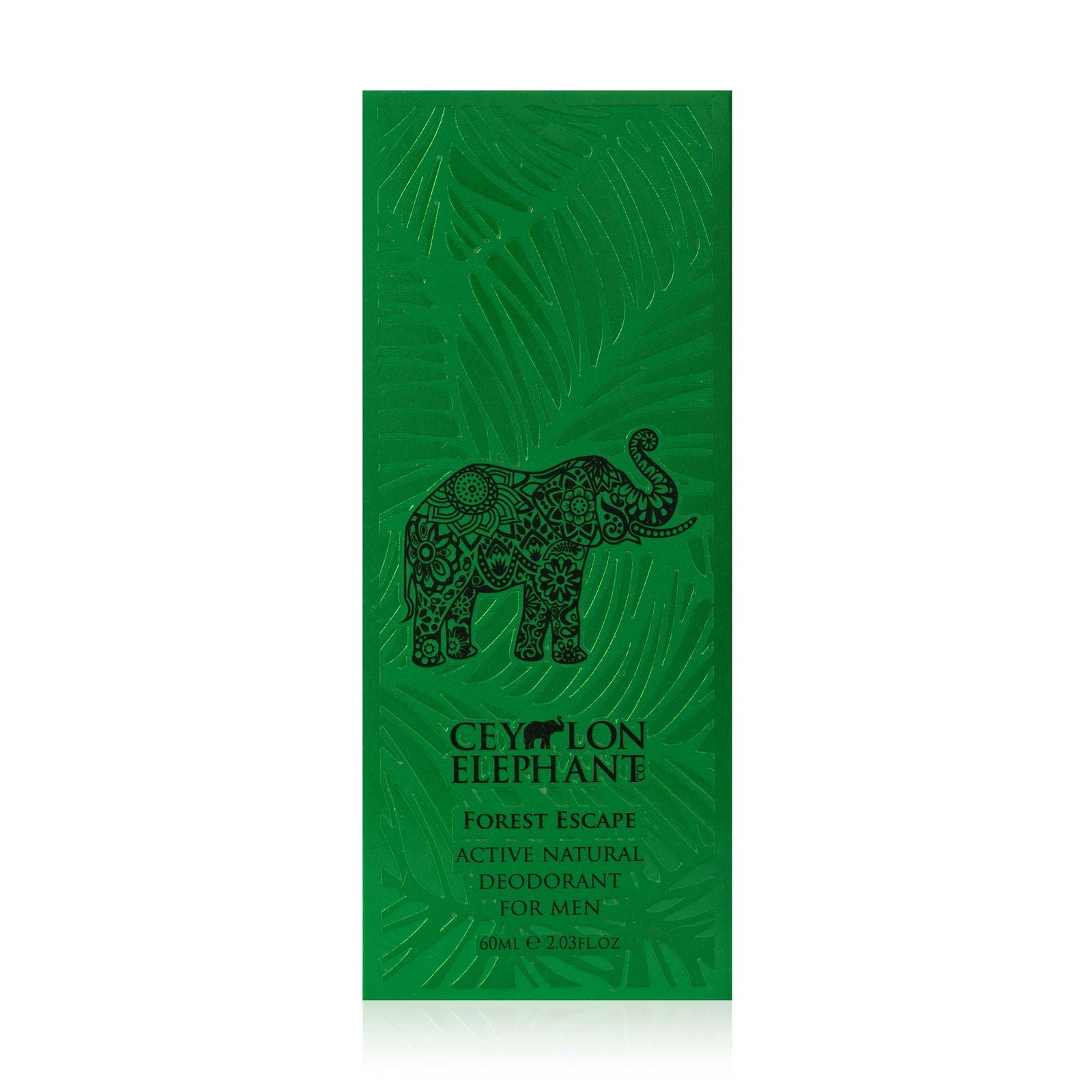 Forest Escape - Ceylon Elephant - Active Natural Deodorant for Men - 60ml - Spa Ceylon Sri Lanka