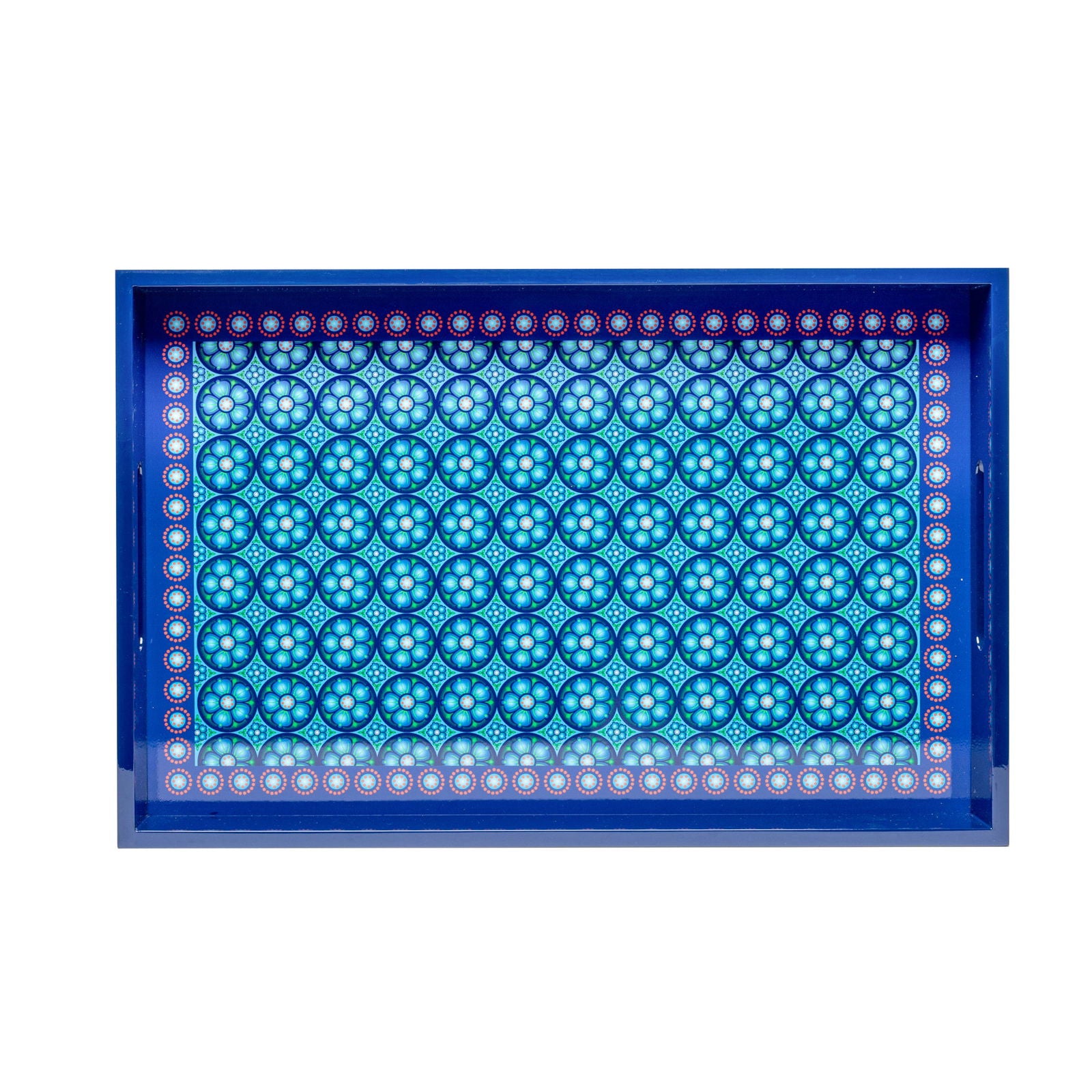 Frankincense Kay Lime Lacquerware Rectangle Tray B 46cmL x 30cmW x 5.5cmH - Spa Ceylon Sri Lanka