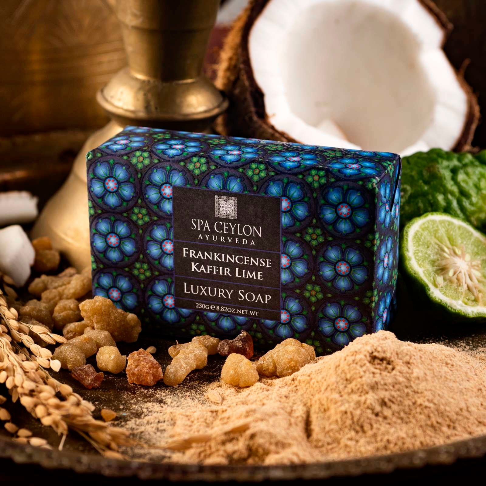 Frankincense Kay Lime Luxury Soap 250g - Spa Ceylon Sri Lanka