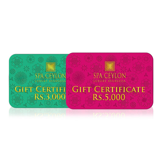Gift Card | Gift Voucher Rs. 8000 - Spa Ceylon Sri Lanka