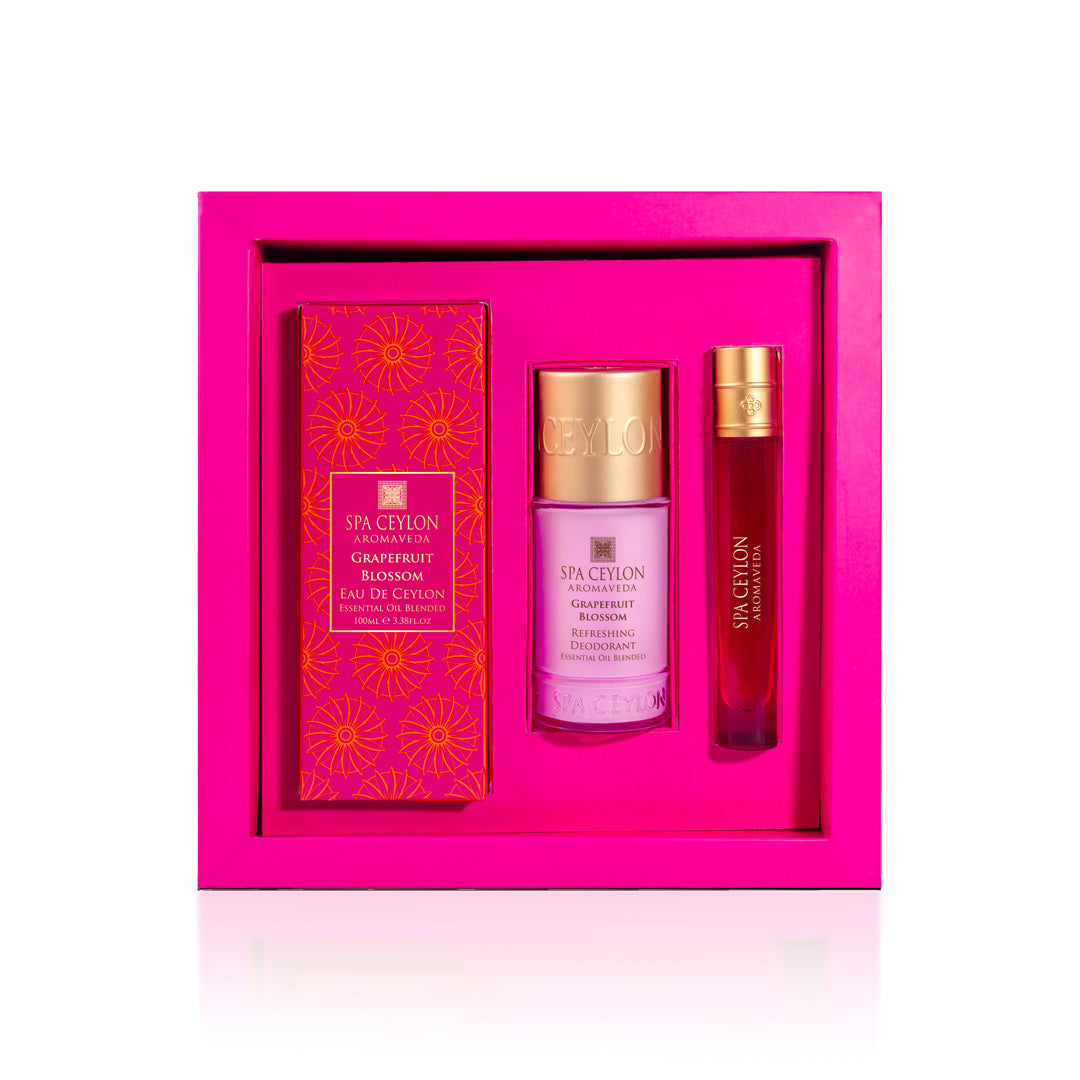 Grapefruit Blossom - Eau De Ceylon Refreshing Collection Set Box