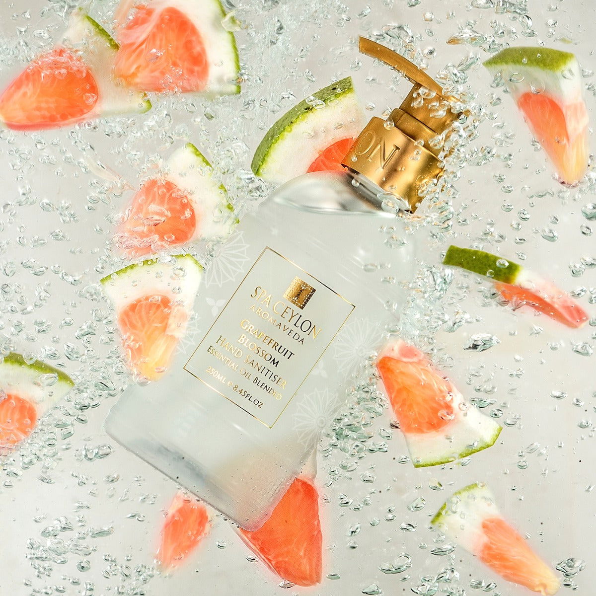 Grapefruit Blossom - Hand Sanitiser Essential Oil Blended 250ml - Spa Ceylon Sri Lanka