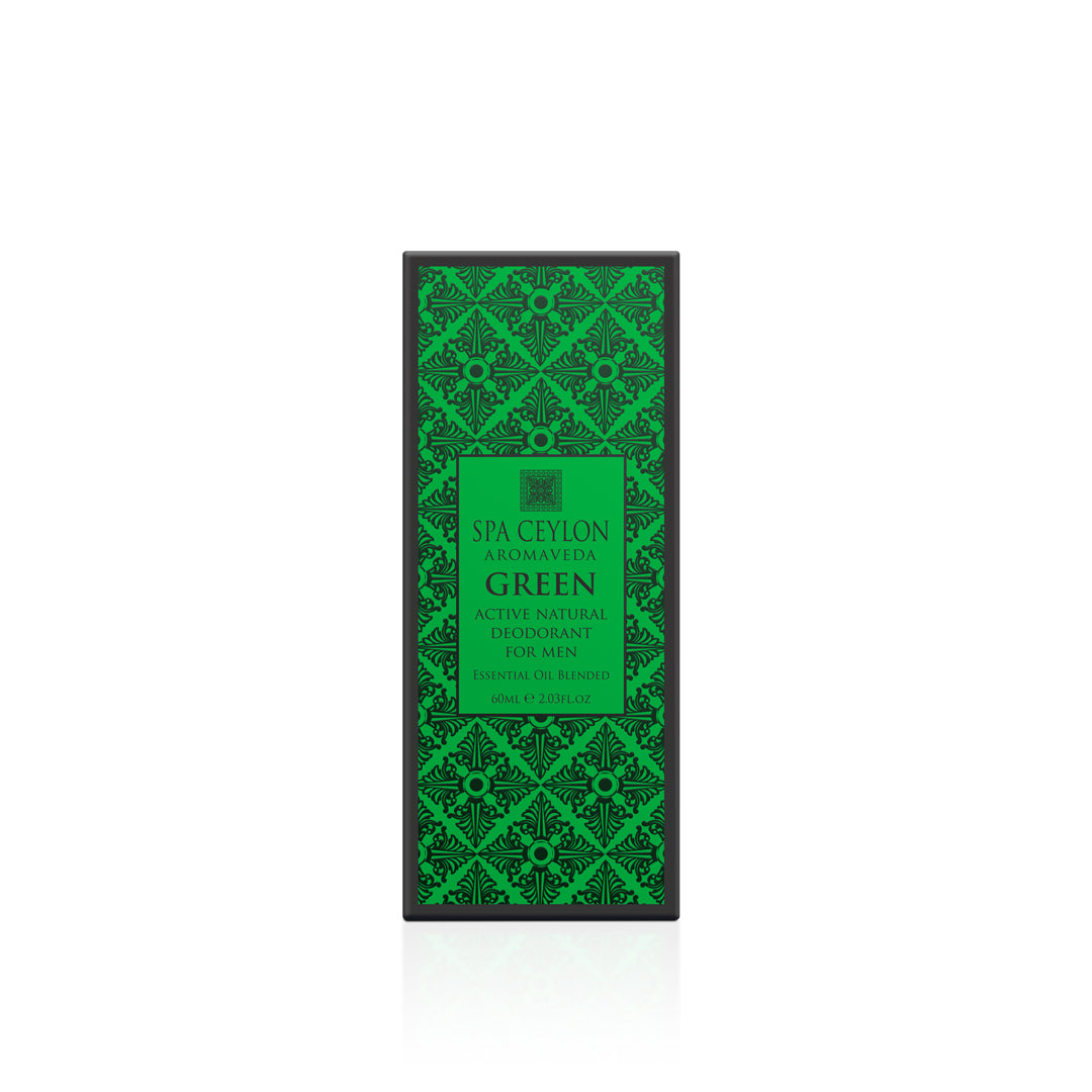 Green - Active Natural Deodorant for Men - 60ml