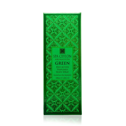 Green - Deo Active Perfumed Body Spray - 100ml - Spa Ceylon Sri Lanka