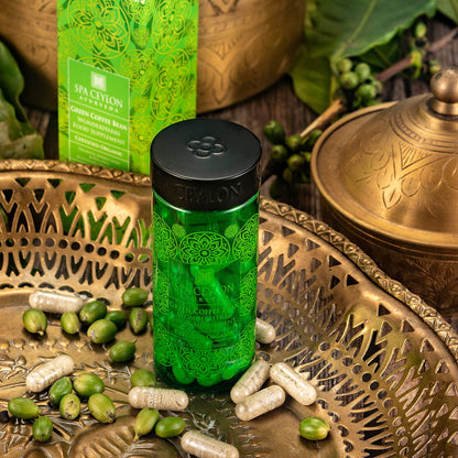 Green Coffee Bean - WonderHerbs Food Supplement (50 Capsules) - Spa Ceylon Sri Lanka