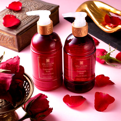 Hand Care Duo - Cardamom Rose - Spa Ceylon Sri Lanka
