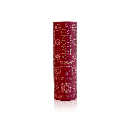 Almond Tinted Lip Balm - Red Sandal