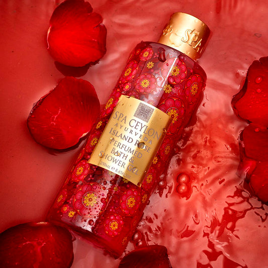 Island Rose - Bath & Shower Gel 250ml - Spa Ceylon Sri Lanka