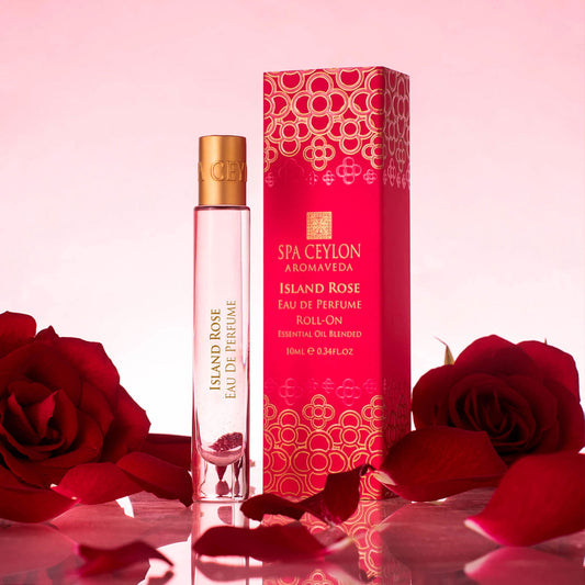 Island Rose - Eau De Perfume Roll-On - 10ml - Spa Ceylon Sri Lanka