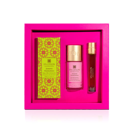 Jasmine Frangipani - Eau De Ceylon Refreshing Collection Set Box