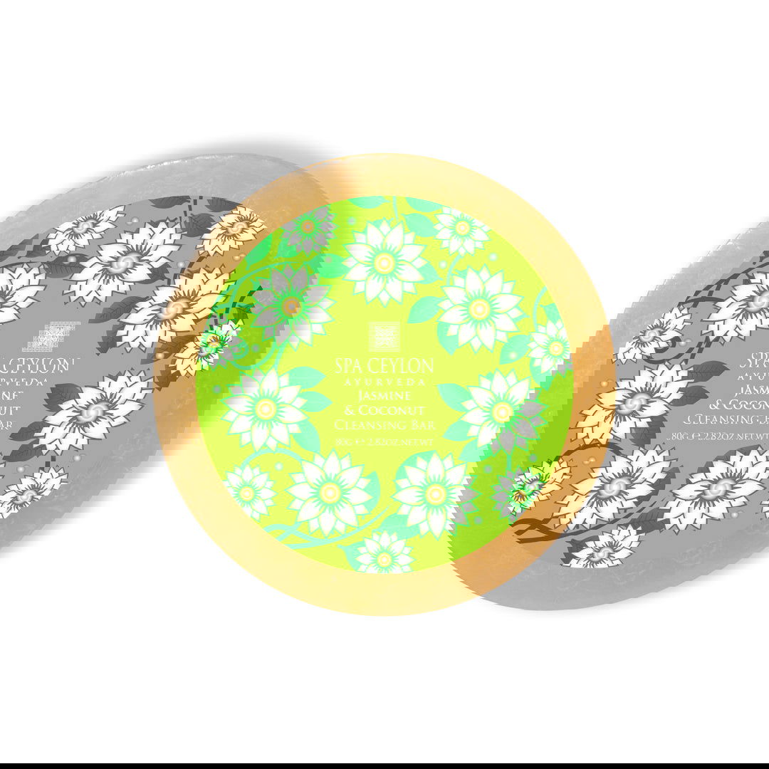 Jasmine Coconut - Cleansing Bar 80g - Spa Ceylon Sri Lanka
