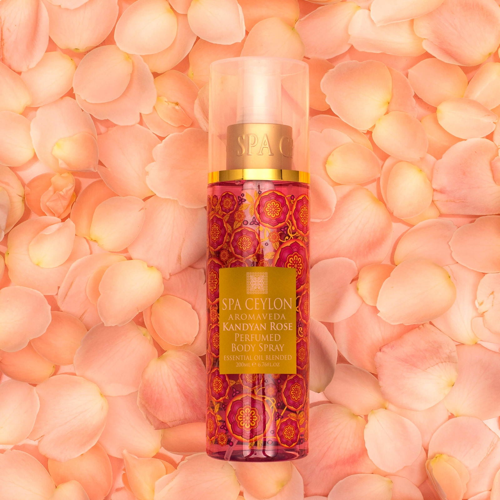 Kandyan Rose - Body Spray 200ml - Spa Ceylon Sri Lanka