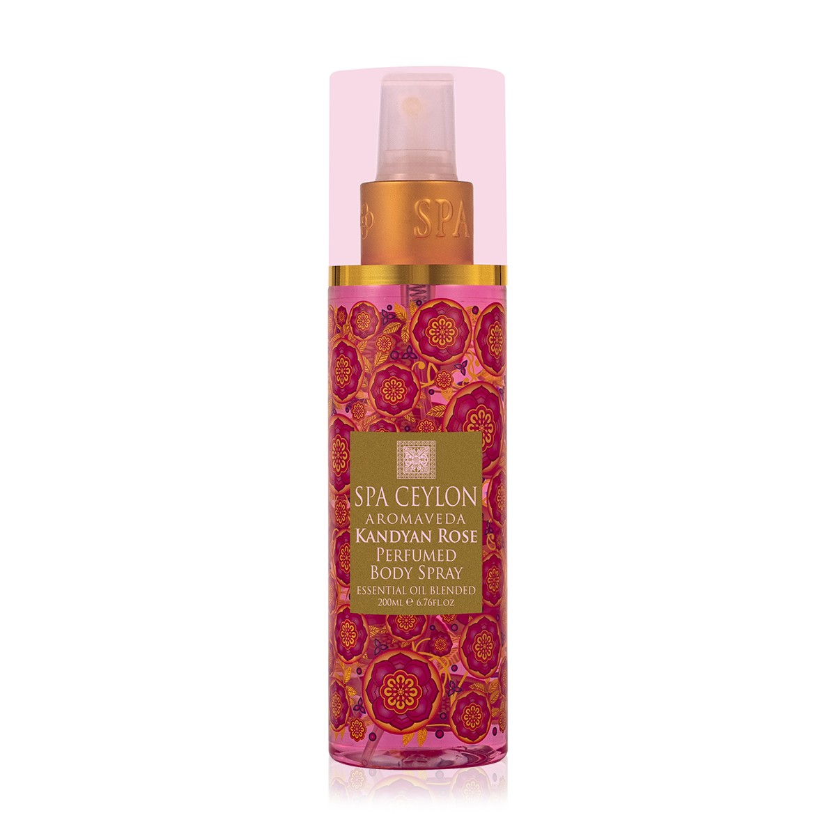 Kandyan Rose - Body Spray 200ml - Spa Ceylon Sri Lanka