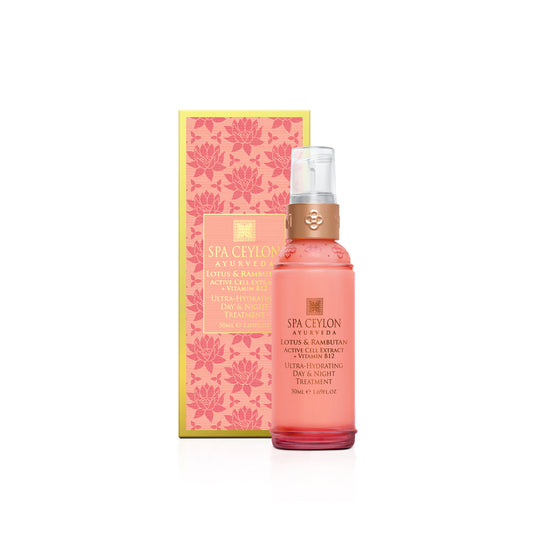 Lotus & Rambutan - Active Cell Extract + Vitamin B12 Ultra-Hydrating Day & Night Treatment 50ml