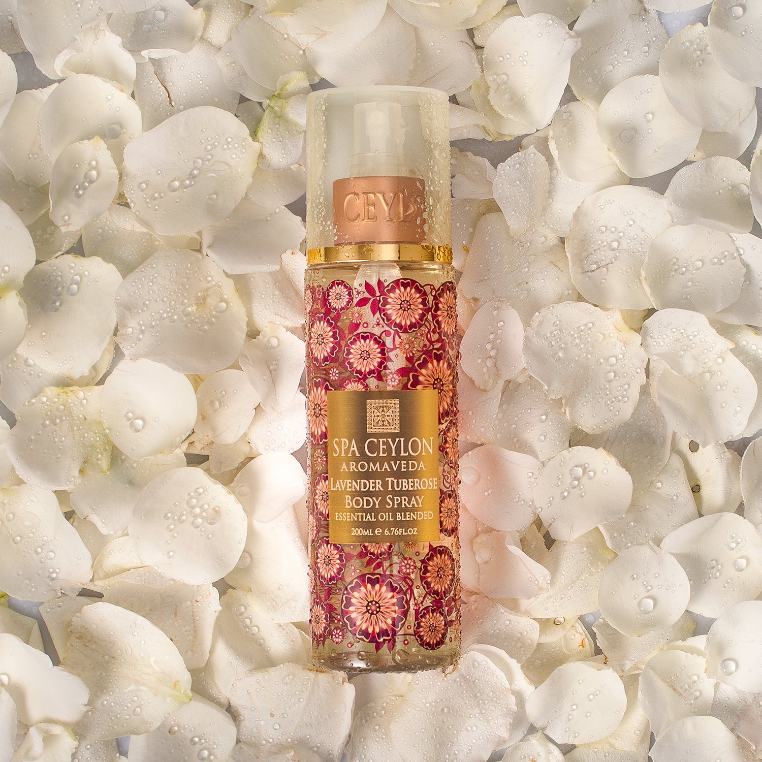 Lavender Tuberose - Body Spray 200ml - Spa Ceylon Sri Lanka