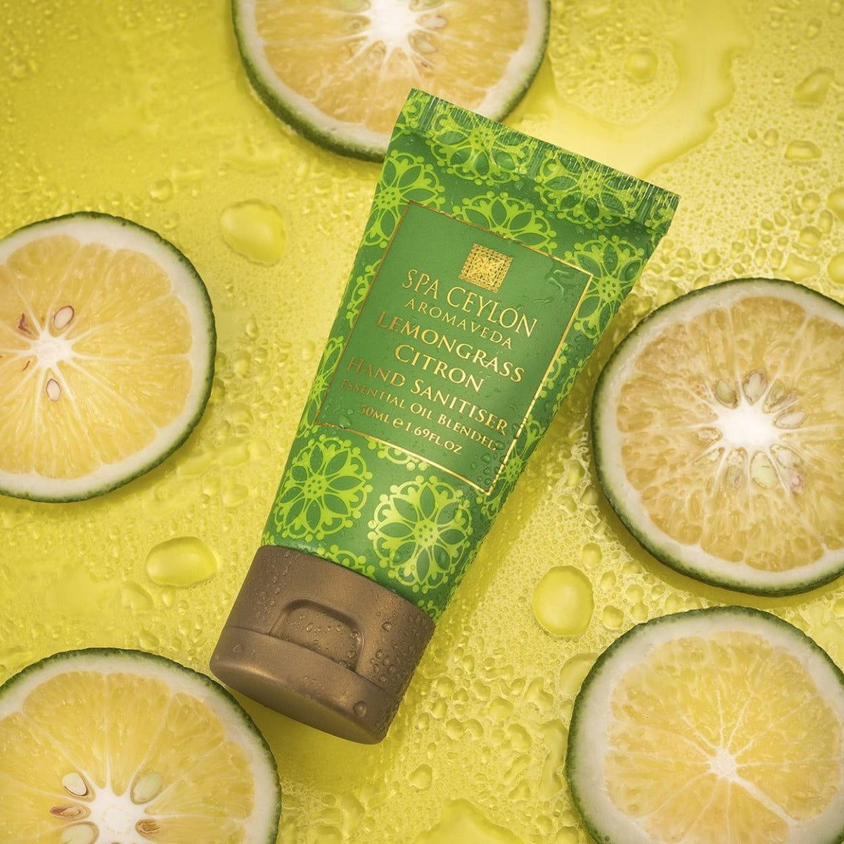 Lemongrass Citron - Aromaveda Hand Sanitiser 50ml - Spa Ceylon Sri Lanka