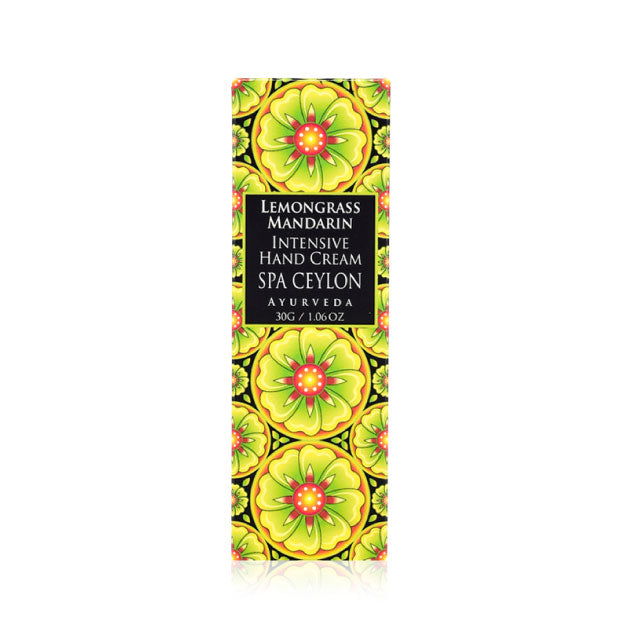 Lemongrass Mandarin - Intensive Hand Cream 30g - Spa Ceylon Sri Lanka