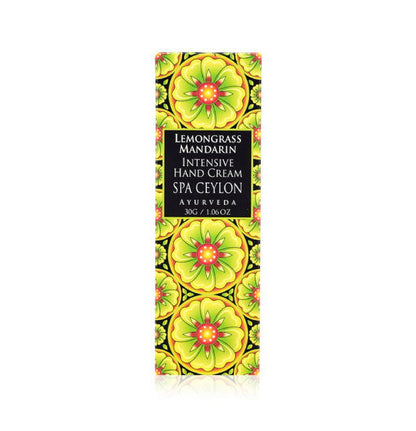 Lemongrass Mandarin - Intensive Hand Cream 30g - Spa Ceylon Sri Lanka