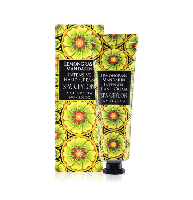 Lemongrass Mandarin - Intensive Hand Cream 30g - Spa Ceylon Sri Lanka