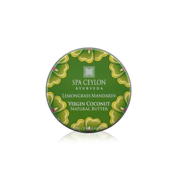Lemongrass Mandarin - Virgin Coconut Natural Butter 25g - Spa Ceylon Sri Lanka