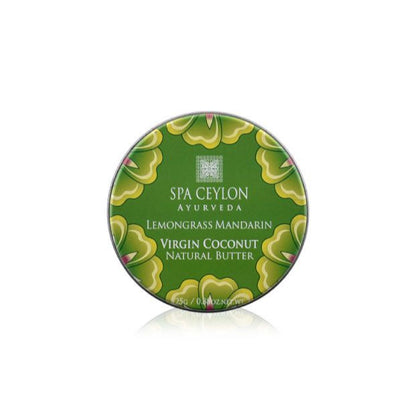 Lemongrass Mandarin - Virgin Coconut Natural Butter 25g - Spa Ceylon Sri Lanka