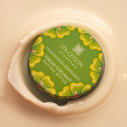 Lemongrass Mandarin - Virgin Coconut Natural Butter 25g - Spa Ceylon Sri Lanka