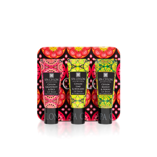 Ceylon Lip Balm Trio Set