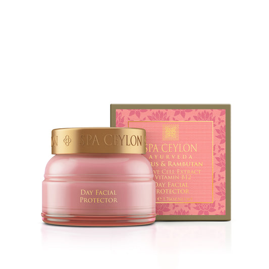 Lotus & Rambutan - Active Cell Extract Vitamin B12 Day Facial Protector - 50g