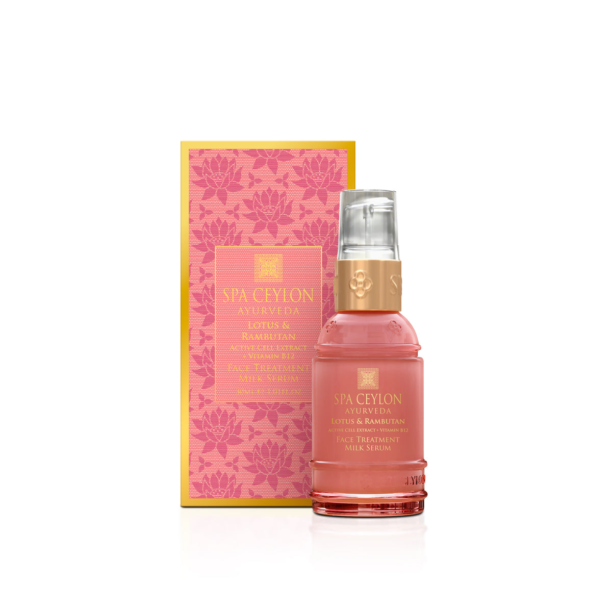 Lotus & Rambutan - Active Cell Extract + Vitamin B12 Face Treatment Milk Serum - 30ml