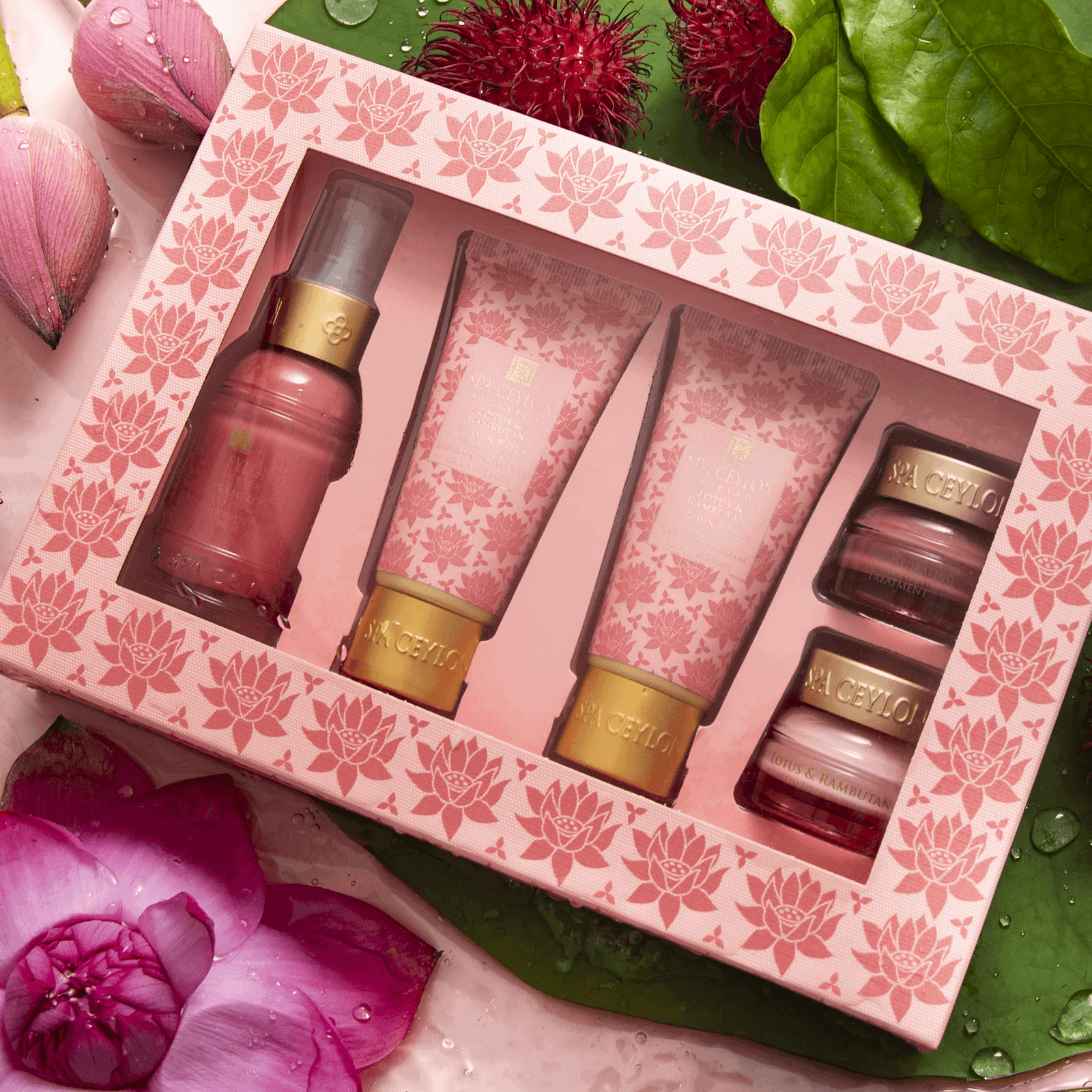Lotus & Rambutan - Face Care Essentials Set - Spa Ceylon Sri Lanka