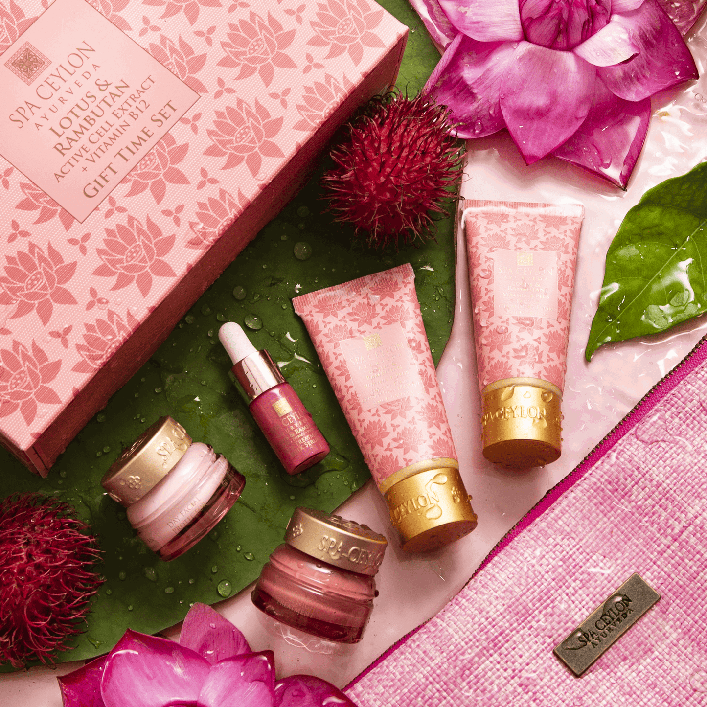 送料無料 百貨店 & Lotus Rambutan Lanka Sri Ceylon Spa – Set Time Gift - その他